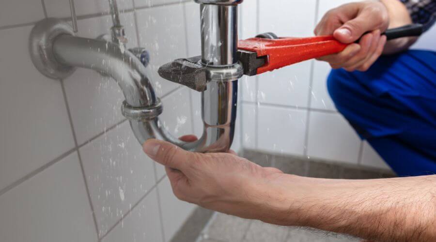 Electric tankless water heater installation in Lavina, MT